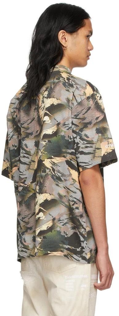 Heron Preston Multicolor Camo Style Turtleneck T-Shirt 3