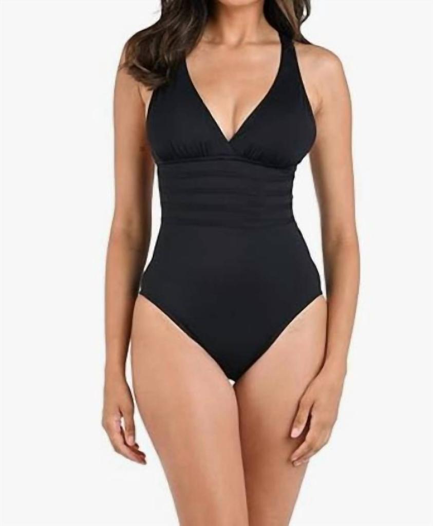 La Blanca La Blanca - Island Goddess Multistrap Cross Back One Piece Swimsuit