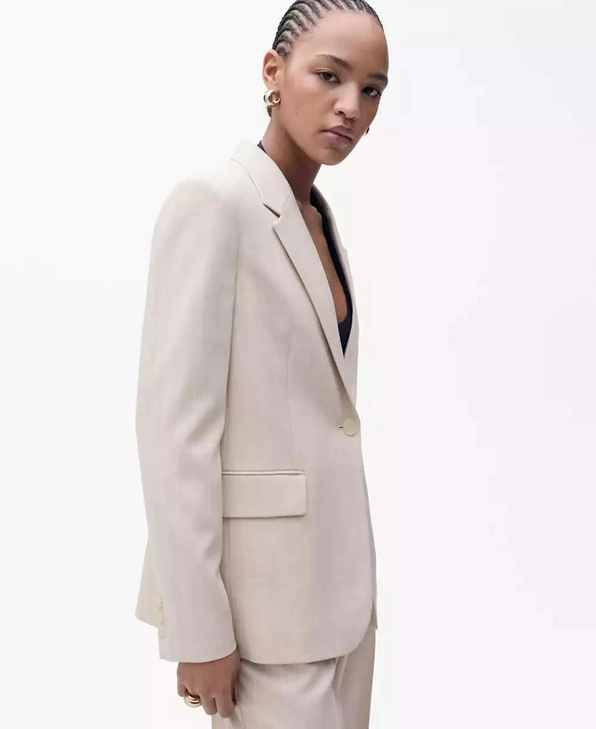 Mango Women's Structured Suit Jacket 5