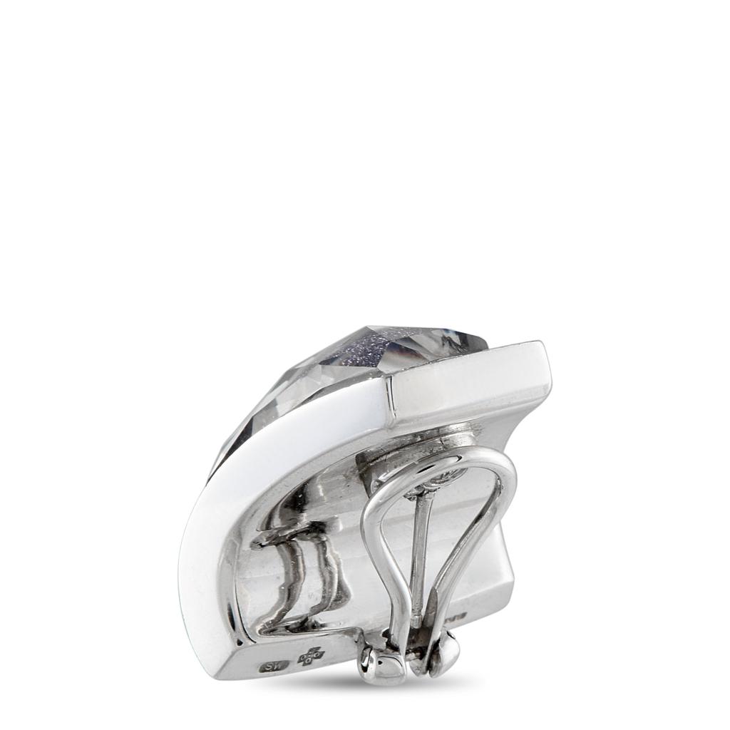 Stephen Webster 18K White Gold 1.0 ct Diamond Crystal Haze Earrings  SW18-100425