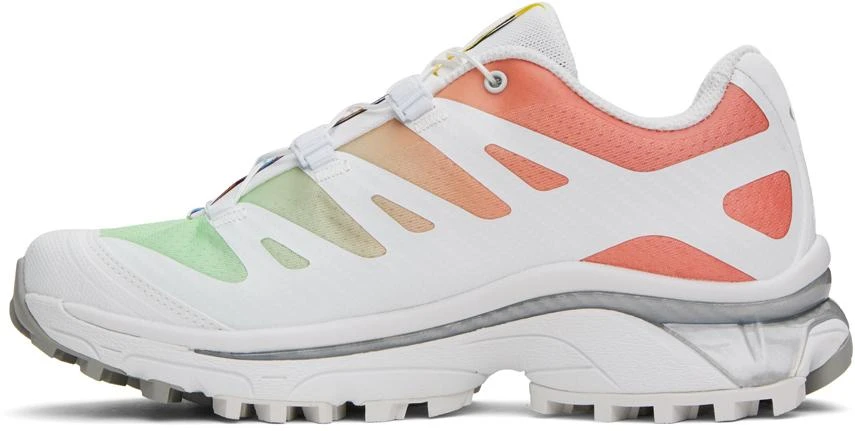 Salomon White & Green XT-4 OG Sneakers 3
