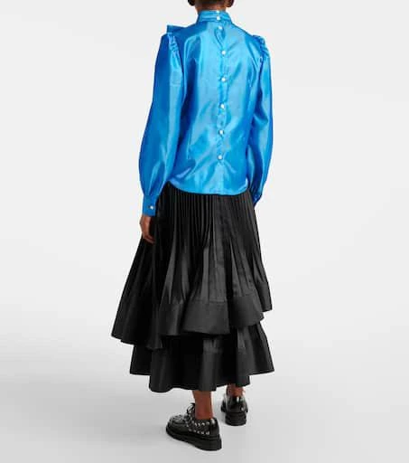Noir Kei Ninomiya Bow-detail satin blouse 3