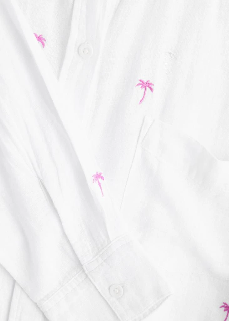 Rails Charli embroidered linen-blend shirt 5