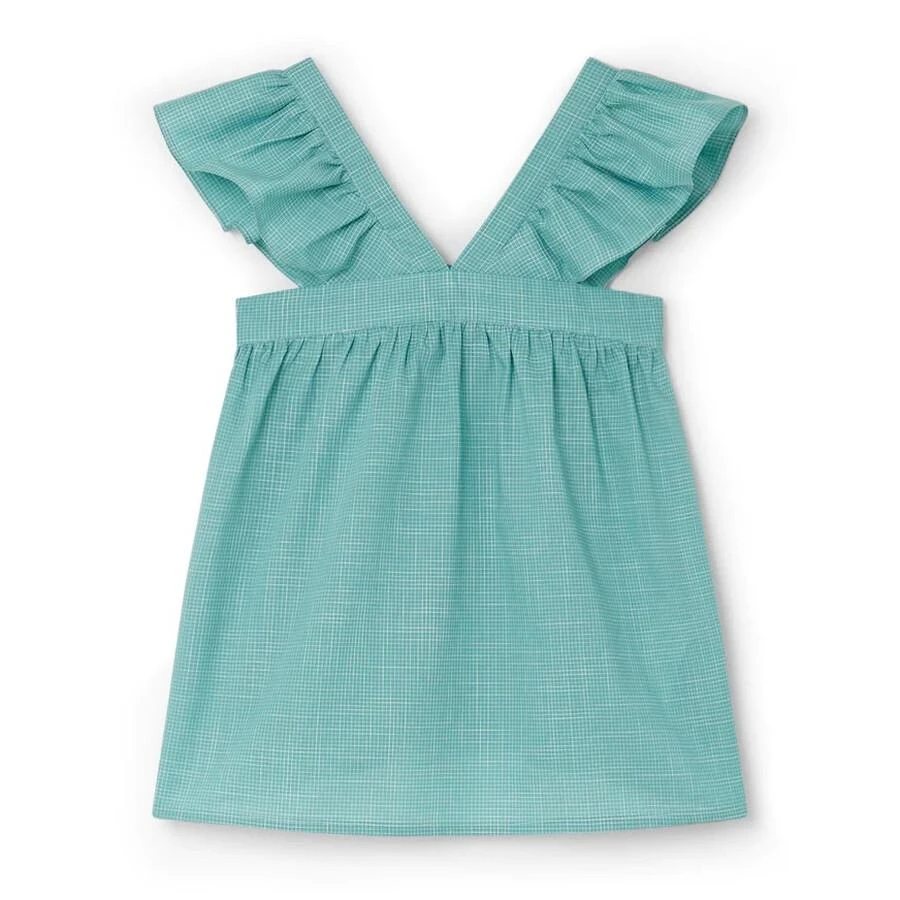 Bonpoint Emeraude Ruffle-Trim Smock Top 1