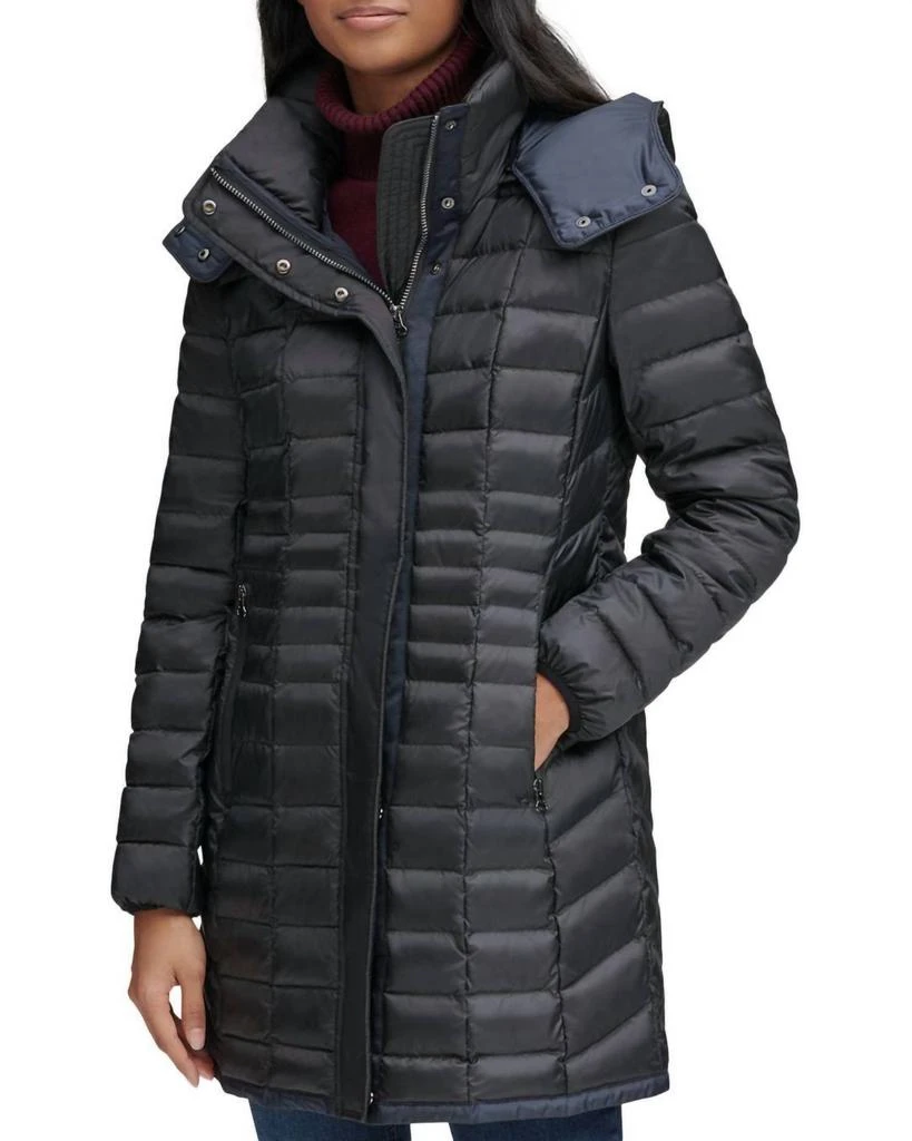 Andrew Marc Andrew Marc - Removable Hood Marble Quilted Down Jacket 1