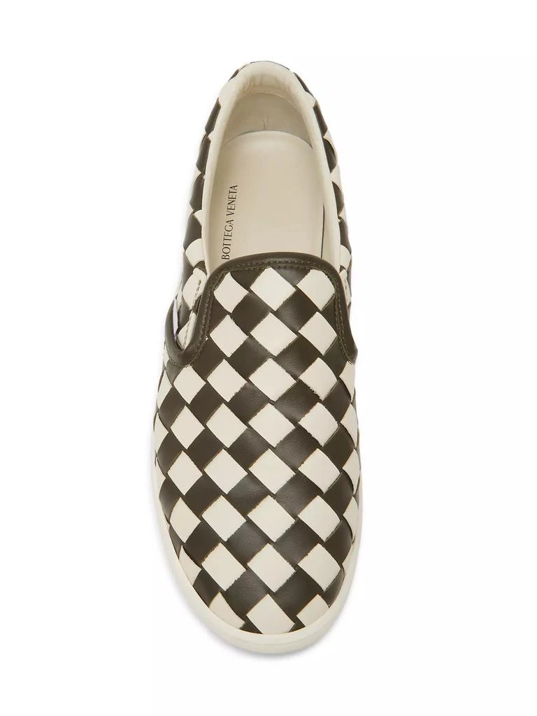 Bottega Veneta Sawyer Intrecciato Leather Slip-On Sneakers 4