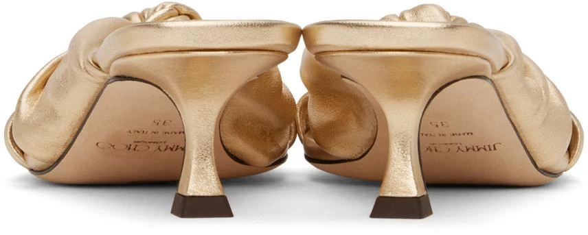 Jimmy Choo Gold Avenue 50 Heeled Sandals 2
