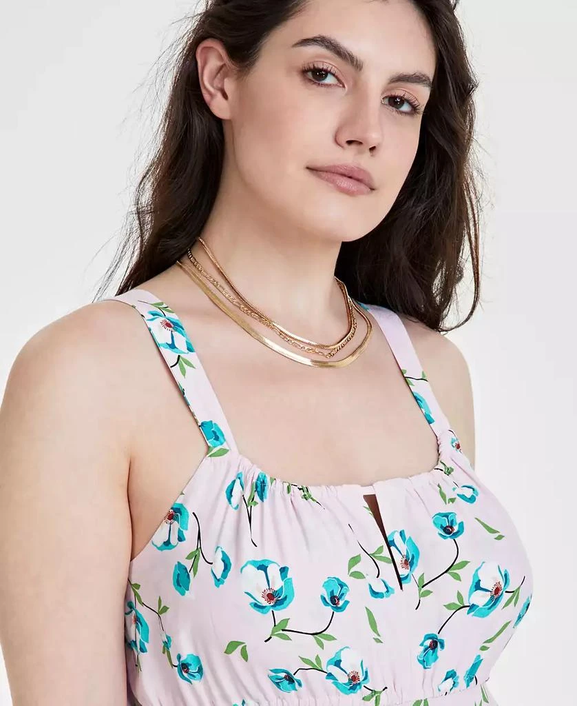 On 34th Women's Printed Empire-Waist Midi Dress, Created for Macy's 3