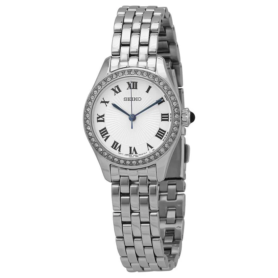 Sale‼️Seiko Women Watch Stainless Steel -EUC As Is Seiko SWR091 Essentials 23 mm Silver Stainless Steel White  main image 3
