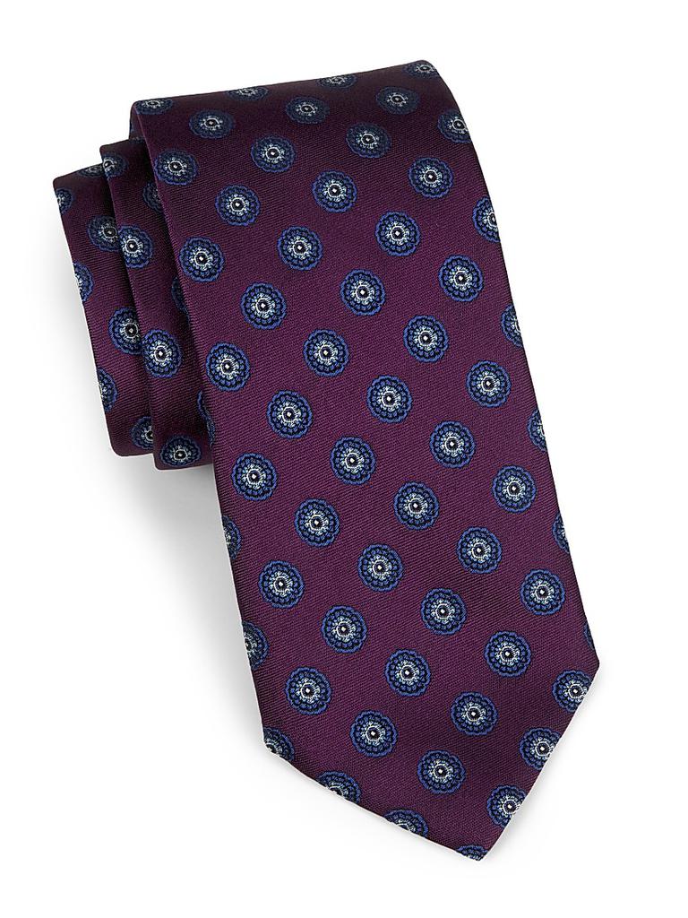 Canali Medallion Silk Tie