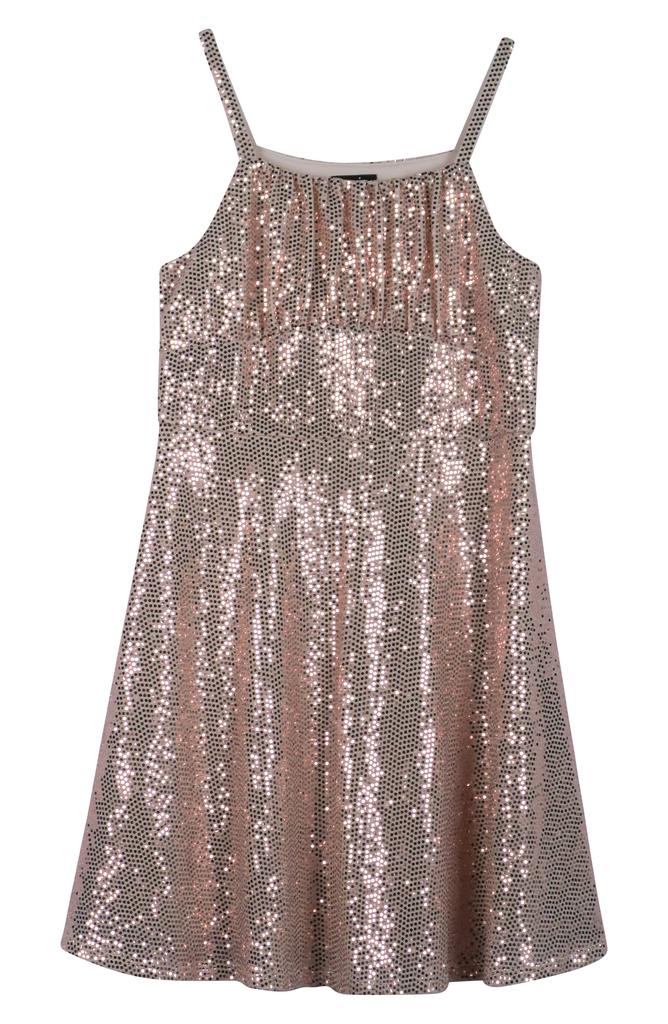 Zunie Kids' Sequin Skater Dress