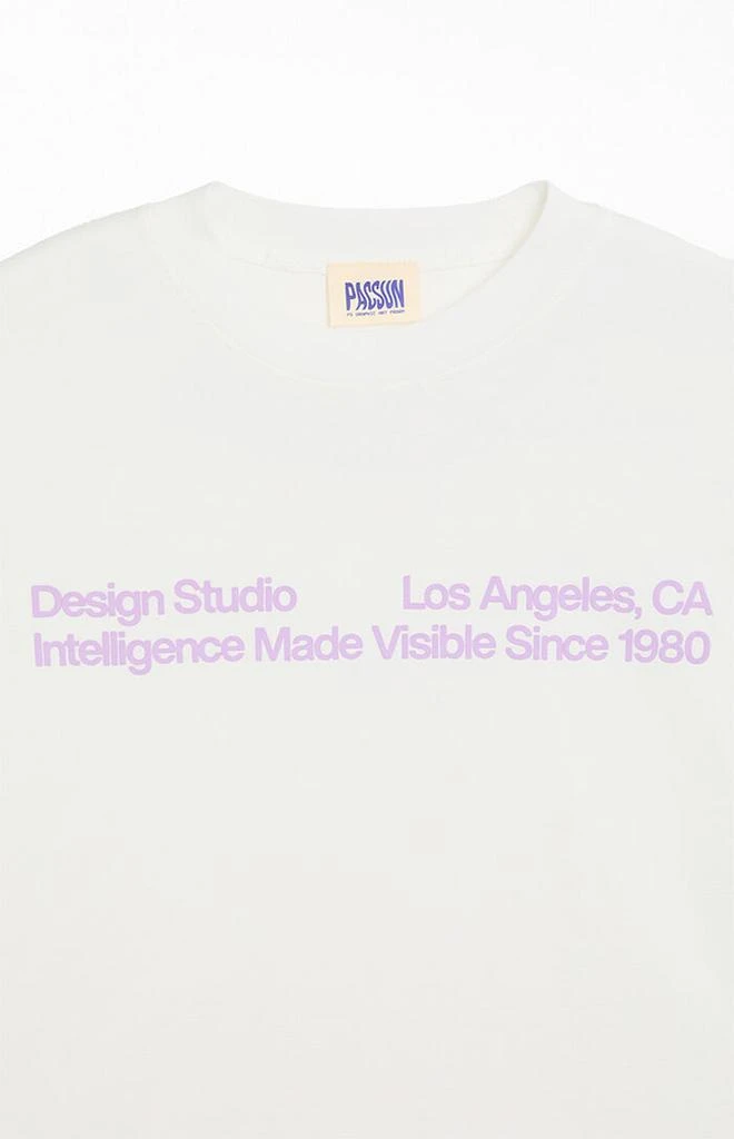 PacSun White Studio T-Shirt 3