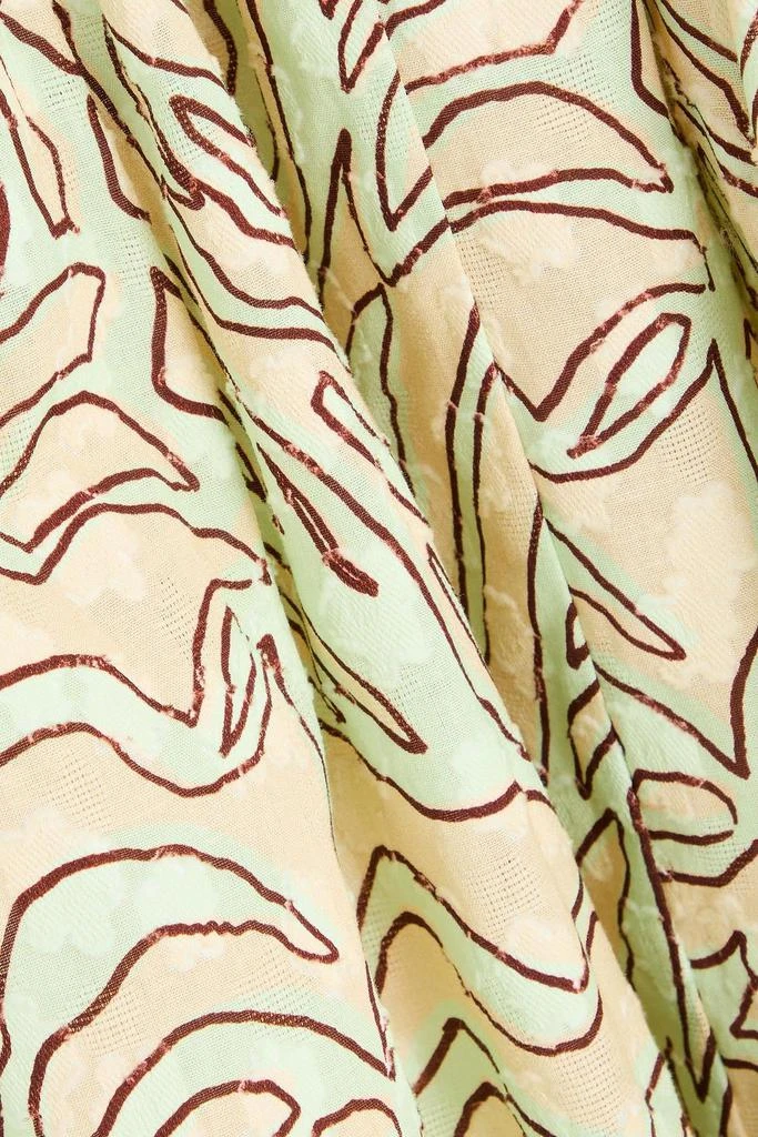 Stine Goya Claudia printed fil coupé cotton-jacquard mini dress 4