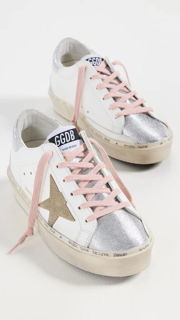 Golden Goose Hi Star Classic Sneakers with Spur Glitter Toe 2