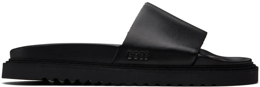 Hugo Boss Black Embossed Slides 1