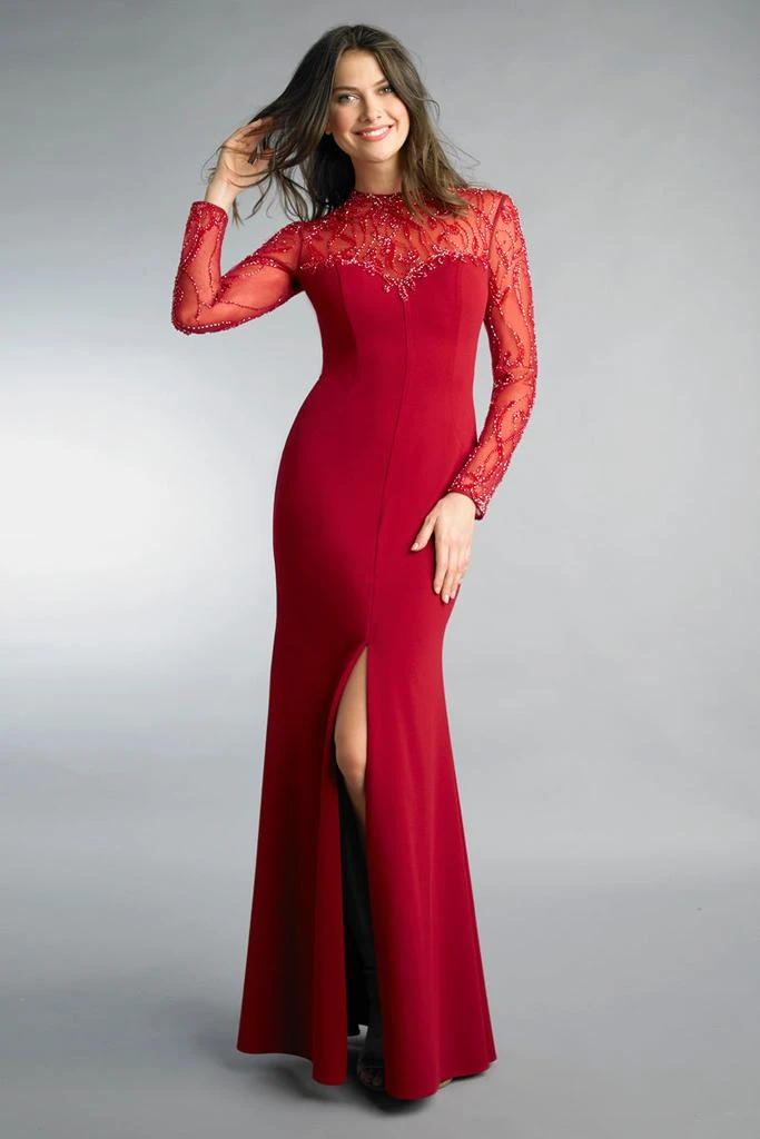basix black label dress Basix Black Label D9646L – Nearly Newlywed main image 0