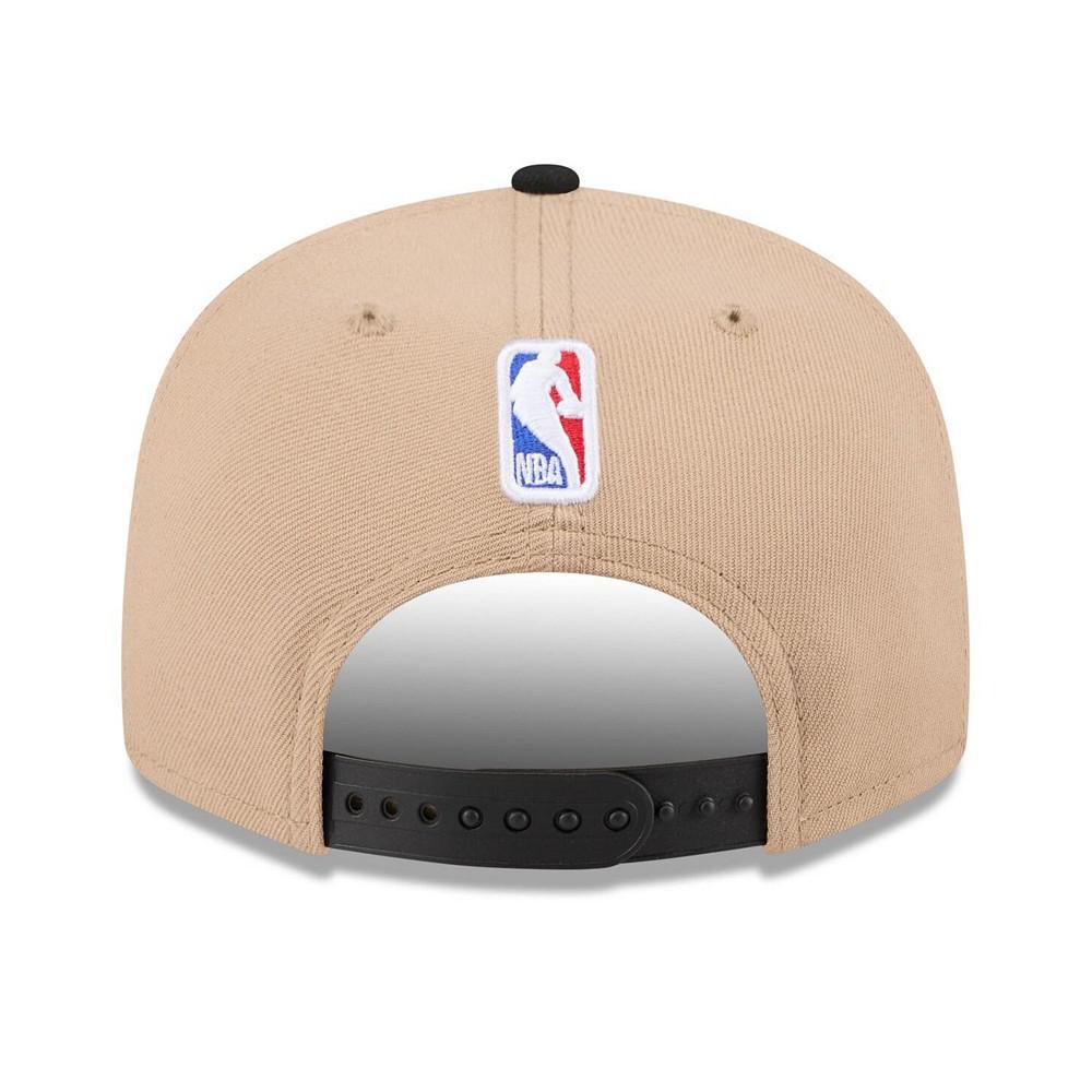 New Era Men's Tan/Black Miami Heat 2024 NBA Draft 9FIFTY Snapback Hat