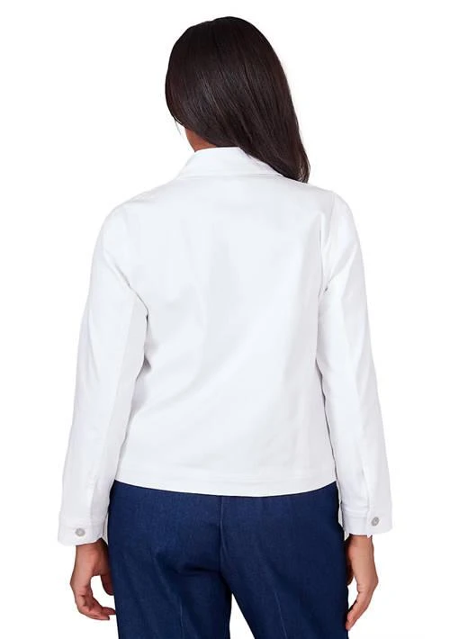 Alfred Dunner Dunner Petite Denim Jacket 2