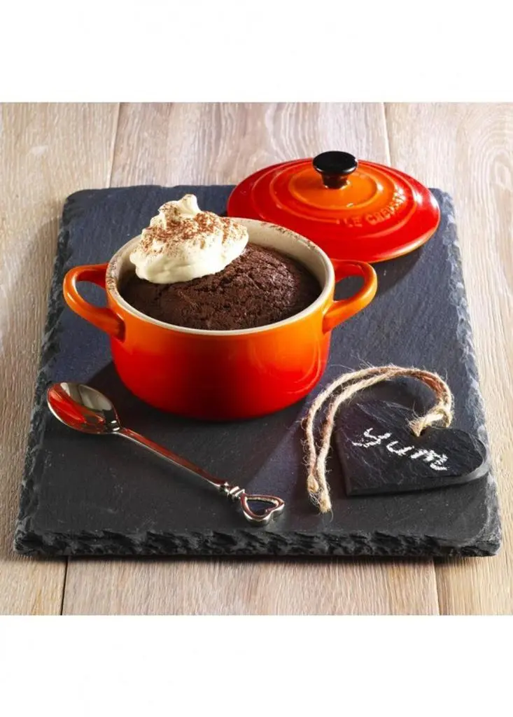 Le Creuset Stoneware petite round casserole. 2