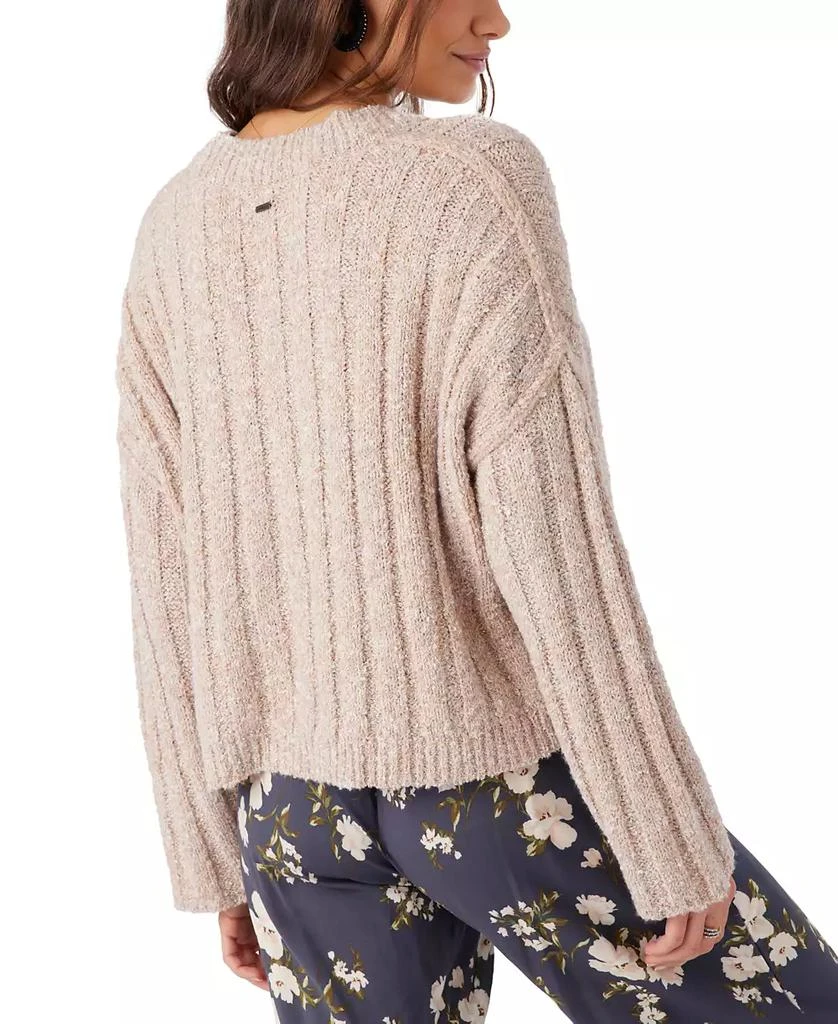 O'Neill Juniors' Ferris V-Neck Ribbed Cardigan Sweater 4