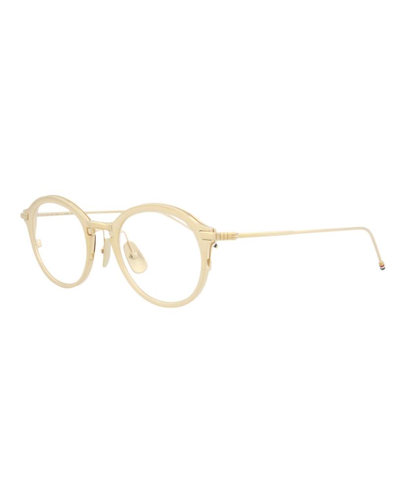 Thom Browne Round-Frame Metal Optical Frames