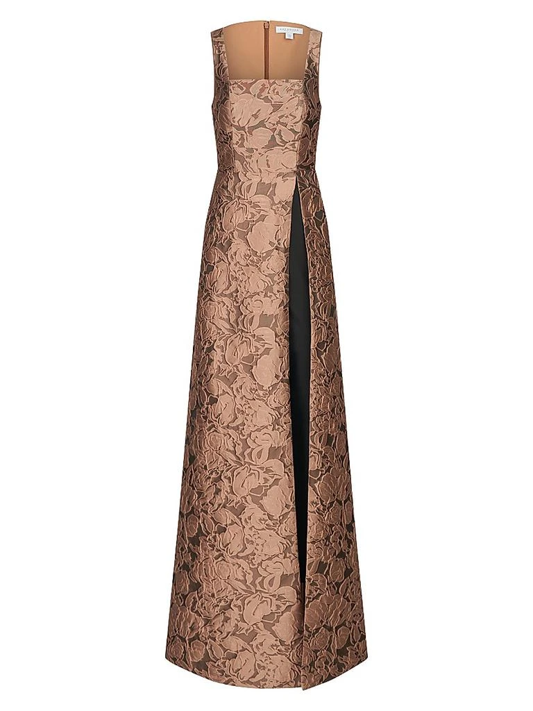 Kay Unger Emerson Jacquard Walk-Through Jumpsuit 1