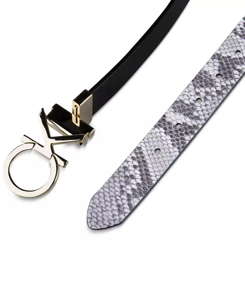 Calvin Klein Women's Reversible Monogram Buckle Belt 3