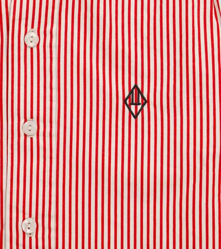 The Animals Observatory Scorpion pinstriped cotton shirt