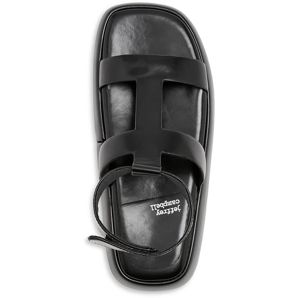 Jeffrey Campbell Bolo Womens Faux Leather Solid T-Strap Sandals 3