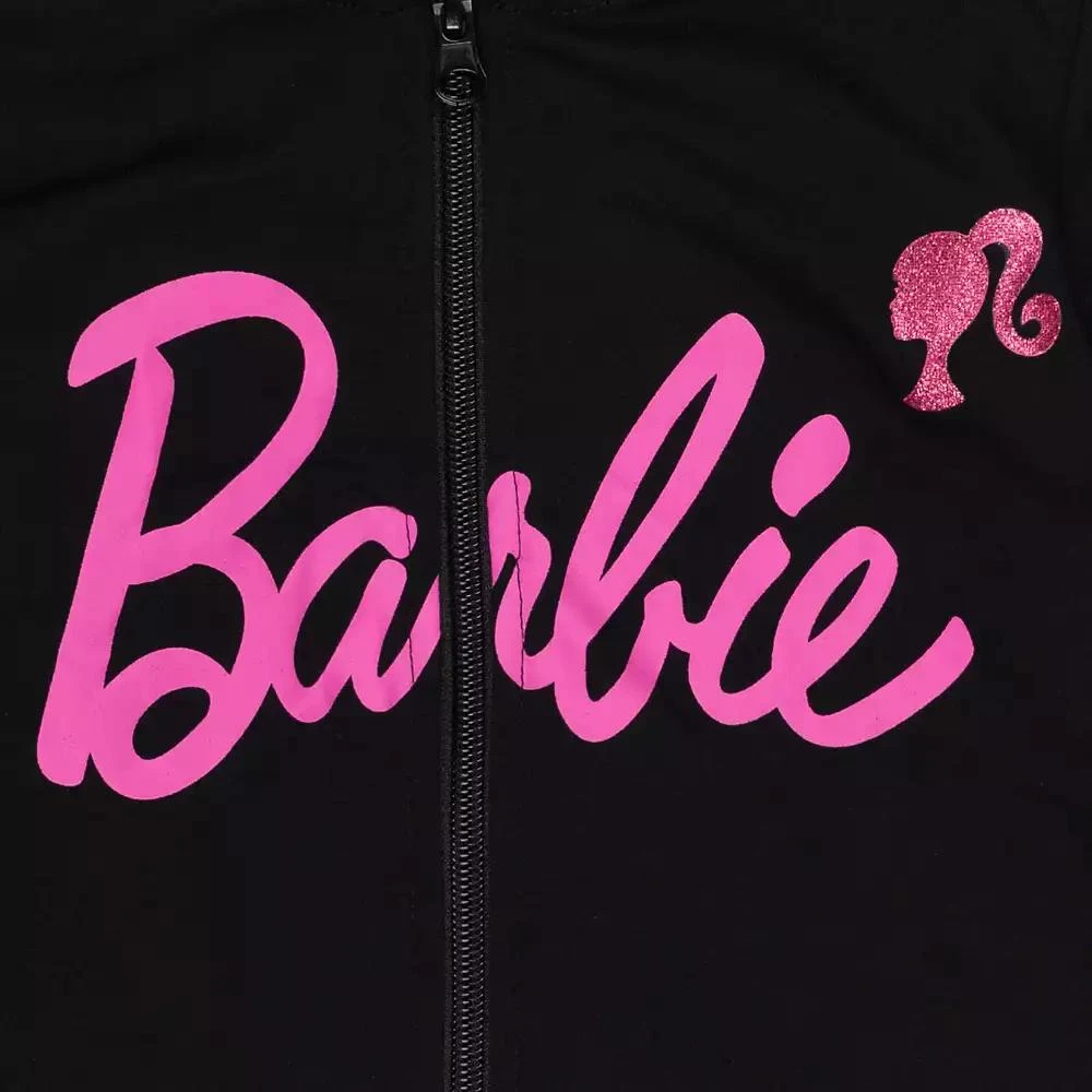 Barbie Toddler Girls French Terry Zip Up Hoodie 5
