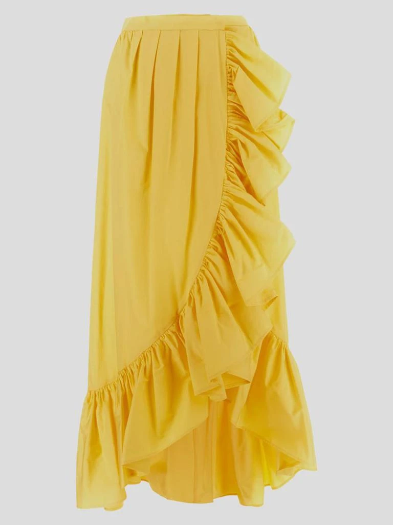 House Of Amen House Of Amen Asymmetrical Ruffle Maxi Skirt 1