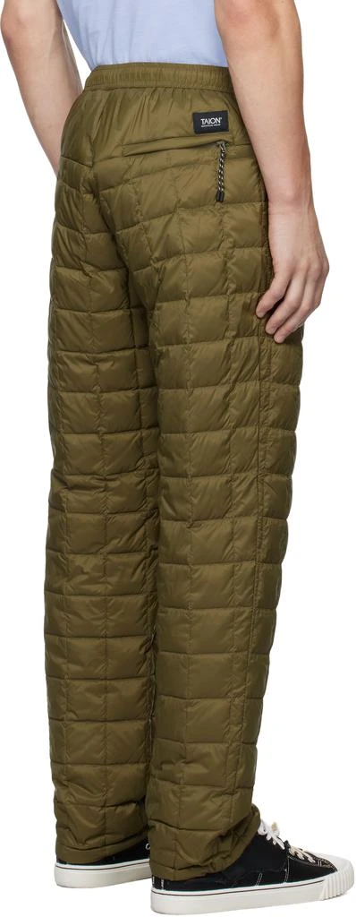 Taion Khaki Mountain Down Trousers 3