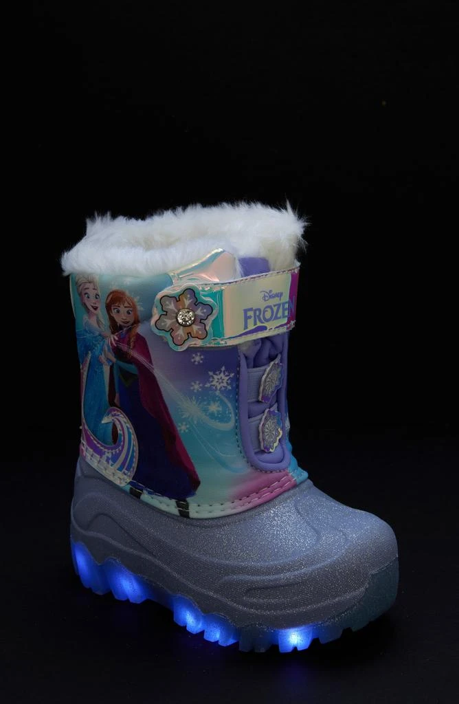 Harper Canyon Kids' Disney® Frozen Faux Fur Light Up Snow Boot 7