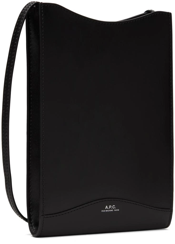A.P.C. Black Jamie Large Neck Pouch 2