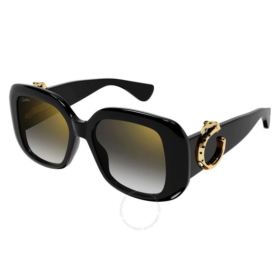 Cartier Cartier Panthere de Cartier Grey Multitreatment Square Ladies Sunglasses CT0471S 001 54 1