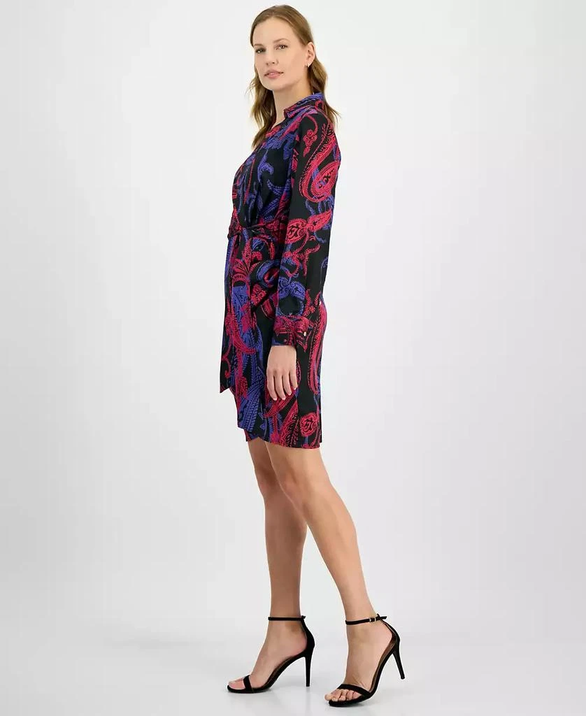 Tahari Women's Printed Faux-Wrap Dress 2