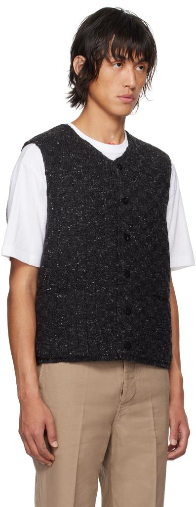 VisVim Gray Knit Reversible Vest