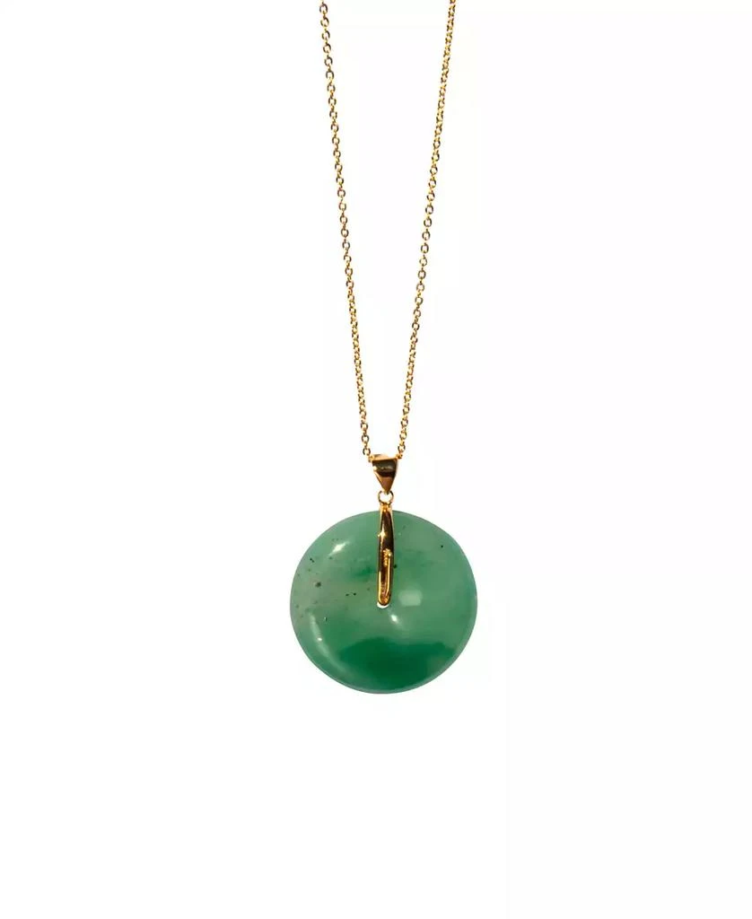 seree Oro â€” Jade Stone Pendant Necklace