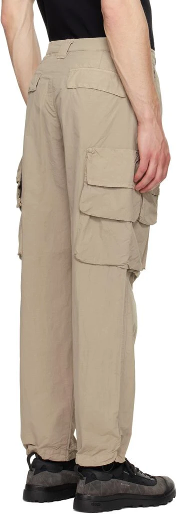 C.P. Company Beige Flatt Nylon Cargo Pants 3
