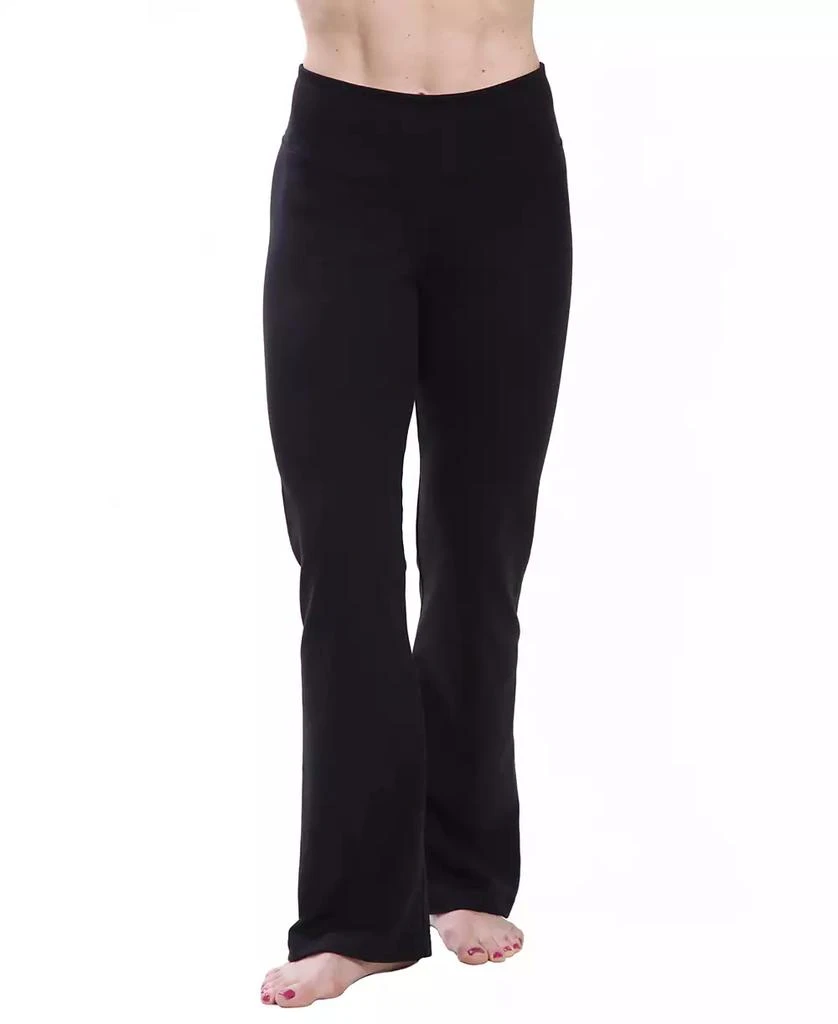 American Fitness Couture Women's High Waist Comfortable Bootleg Yoga Pants 1