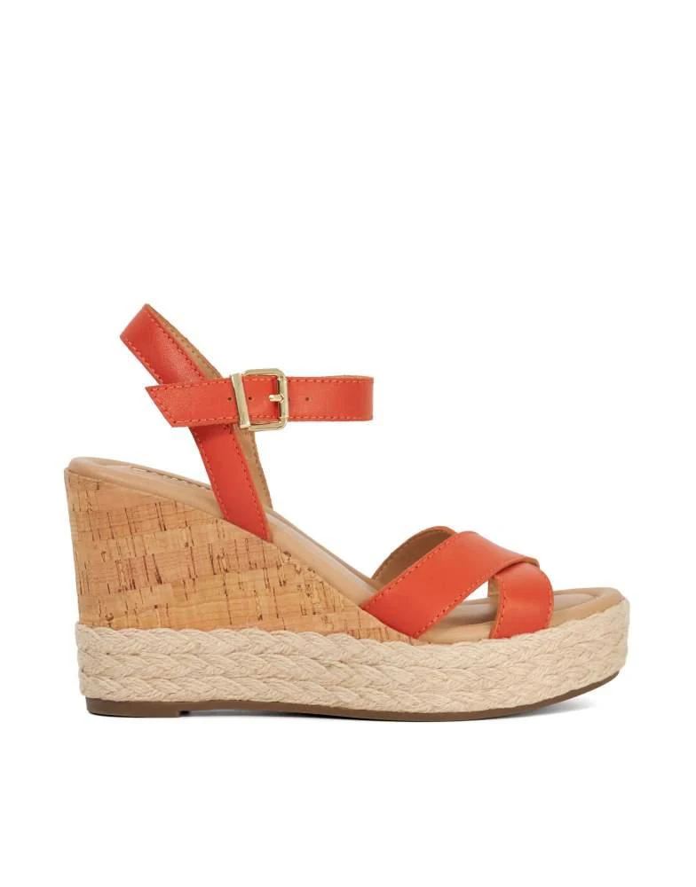 DUNE London Dune London Kindest wedges in orange 3