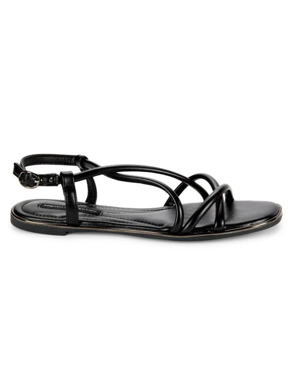 French Connection Solid Flat Sandals 1