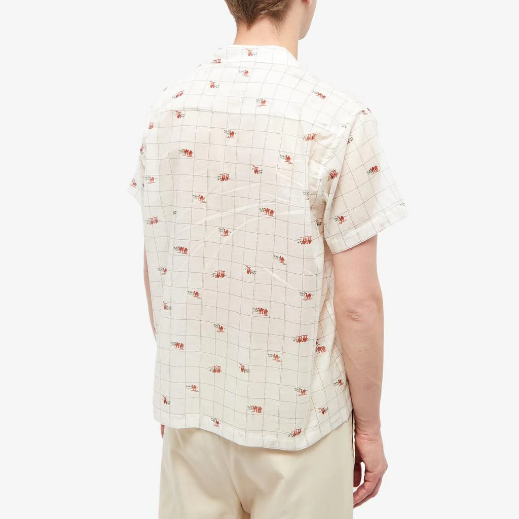 Bode BODE Sheer Camel Vacation Shirt 3