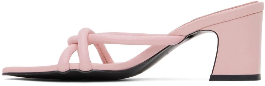 Reike Nen Pink Twisted Heeled Sandals 3