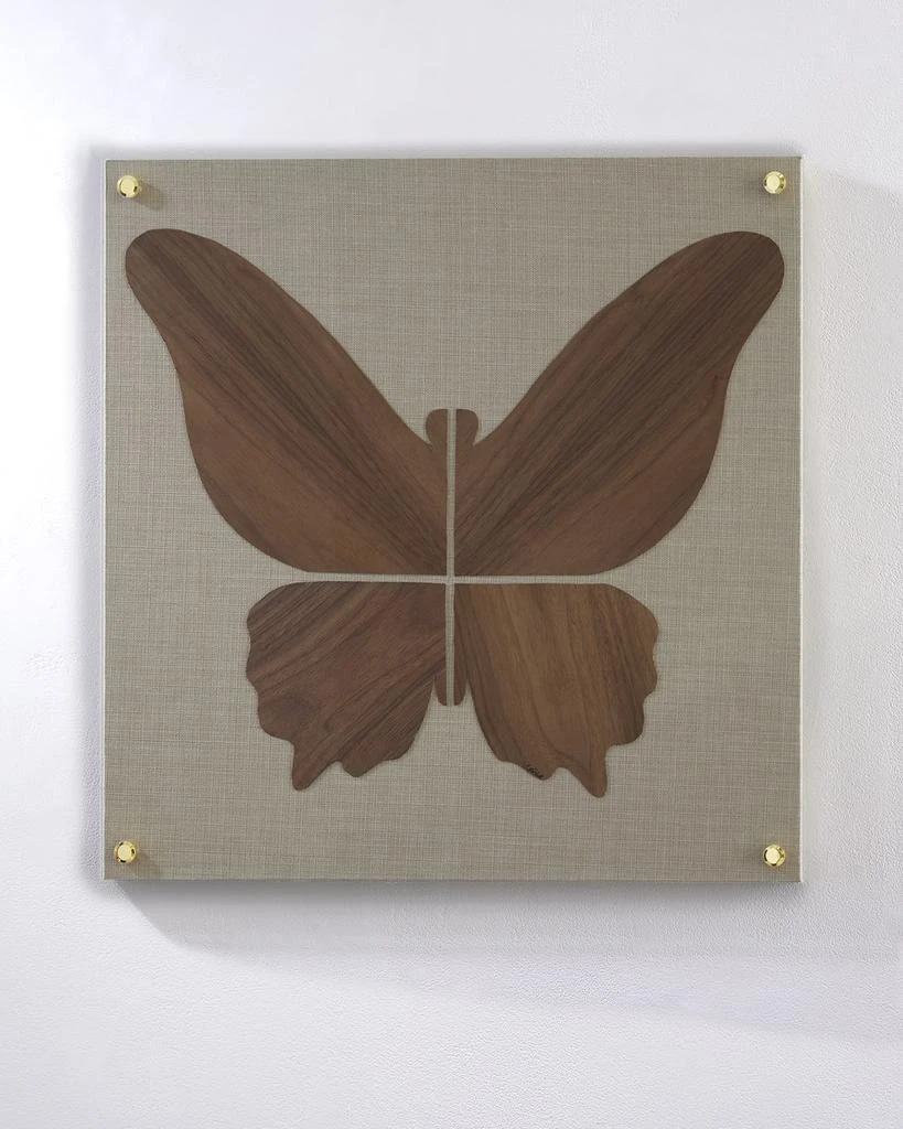 Tommy Mitchell Walnut Butterfly Artwork 1