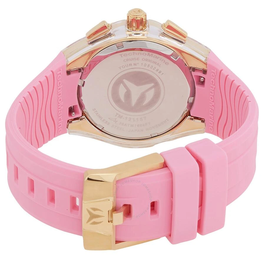 TechnoMarine Cruise Chronograph Quartz Crystal Pink Dial Men's Watch TM-121157 3