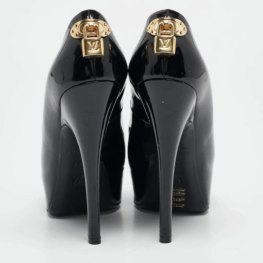 Louis Vuitton Louis Vuitton Black Patent Leather Oh Really! Pumps Size 37.5 5