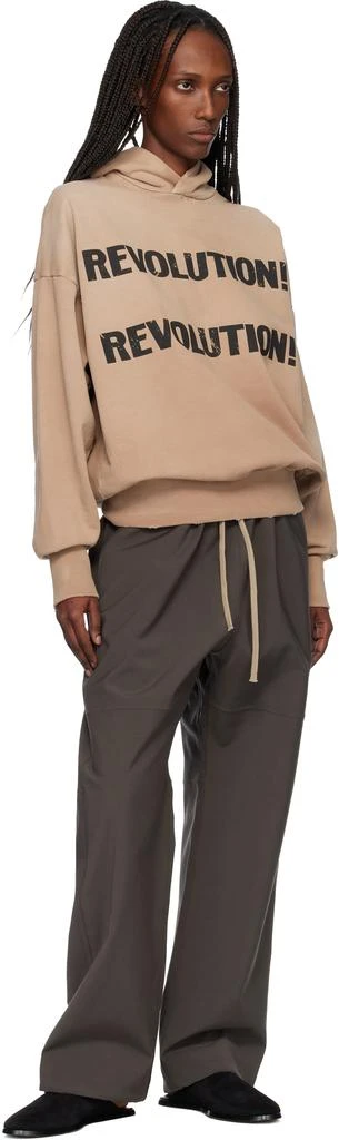 Fear of god Beige Heavyweight Long Sleeve 
Revolution
 Hoodie 4