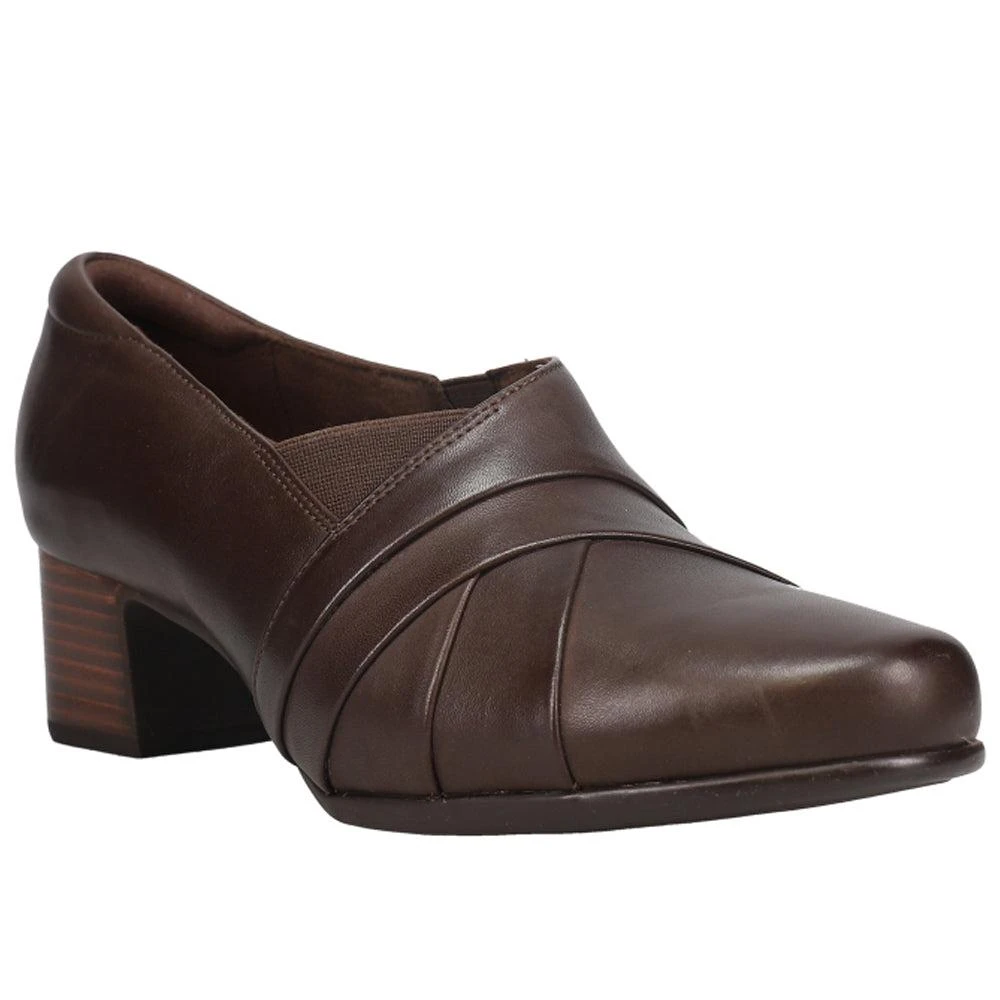 Clarks Un Damson Adele Block Heel Pumps 2
