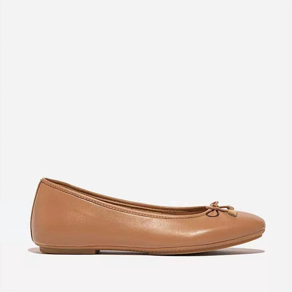 FitFlop Fitflop - Women's Delicato Bow Soft Leather Ballet Flat 2
